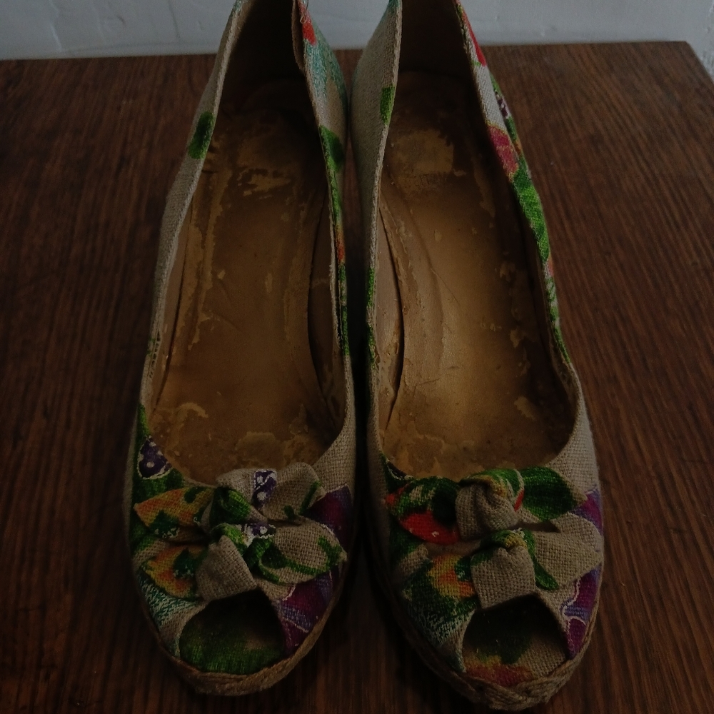 Stuart Weitzman Canvas Wedges - image 3